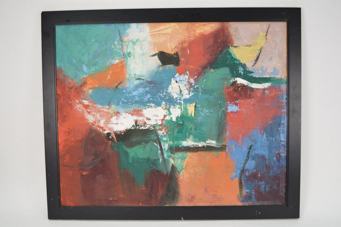 Ron Thompson Mid Century, oil on masonite, 24 x 30.: Ron Thompson Mid Century, oil on masonite, 24 x 30.