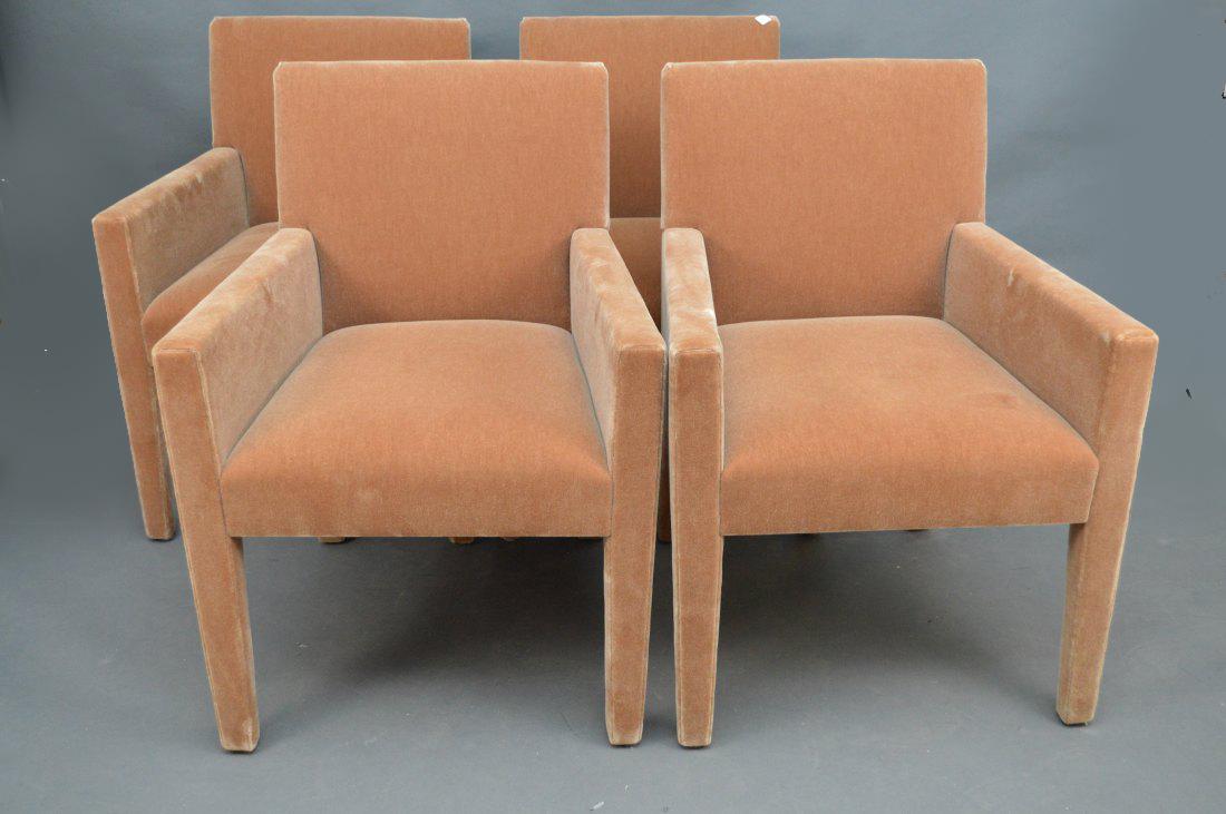 4 Capri Dining Armchairs, J Robert Scott, California: 4 Capri Dining Armchairs, J Robert Scott, California