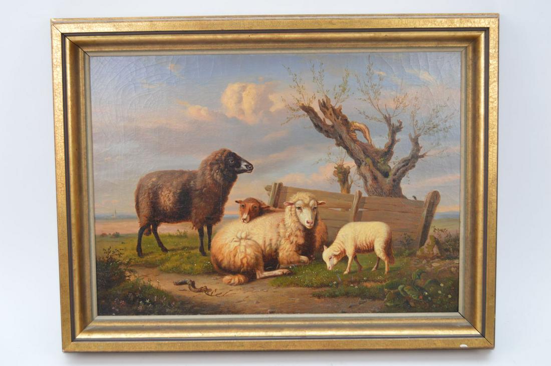 19th Century English School relined oil on canvas, 4 (1 of 6)