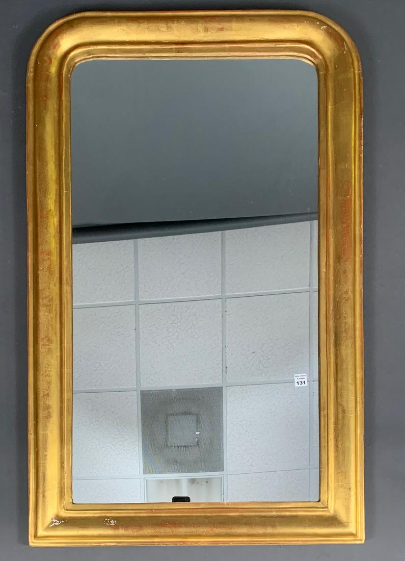 Louis Philippe Giltwood Peer Mirror. French Late 19th (1 of 3)