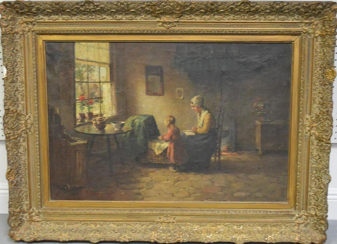 Evert-Jan Ligtelijn (DUTCH, 1893-1975) oil on canvas, (1 of 6)