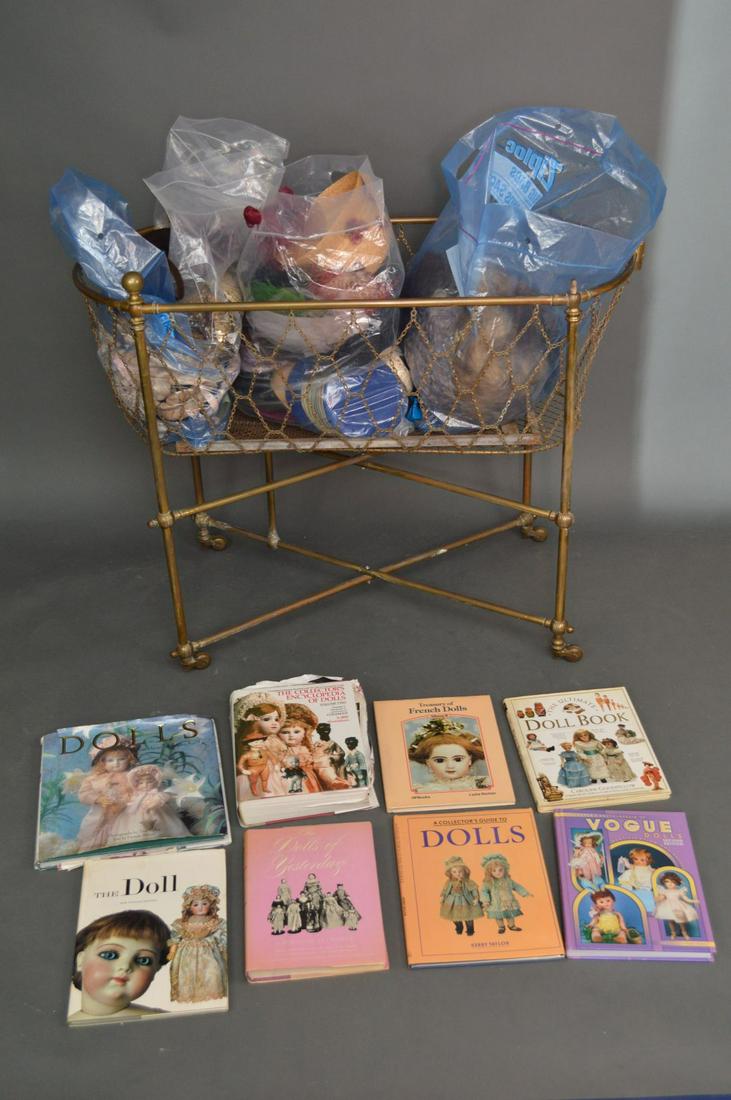 Lot of Doll Reference Books, Antique Brass Crib (as (1 of 7)