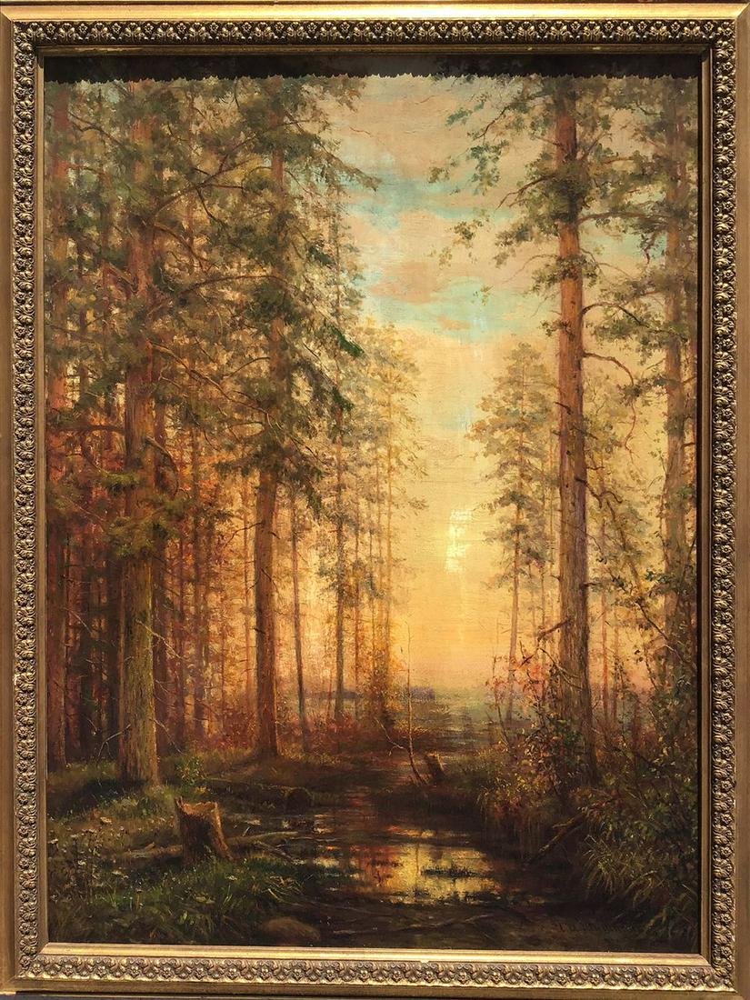 Russian Painting attributed to: Ivan Shishkin (RUSSIAN, (1 of 7)
