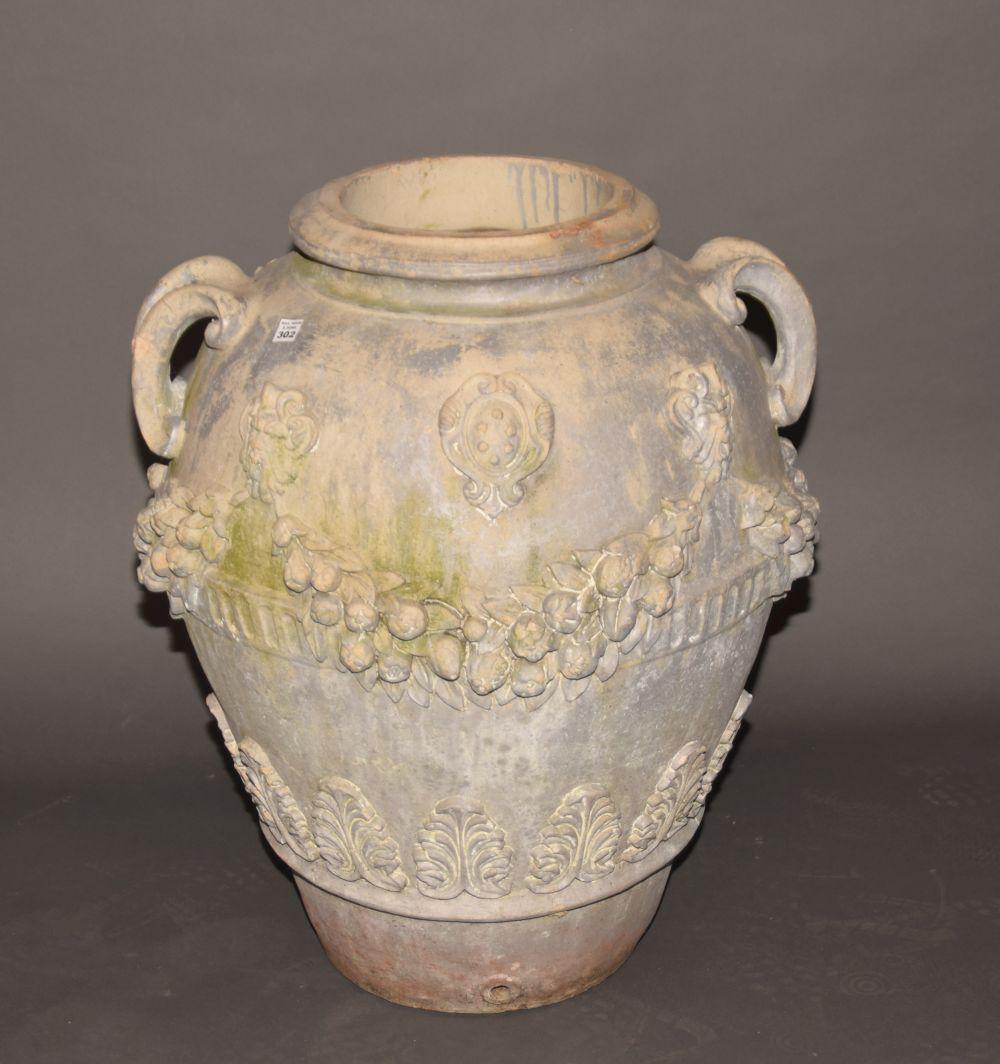 Oversized Pottery Garden Urn, 36"h x 13"w (1 of 5)