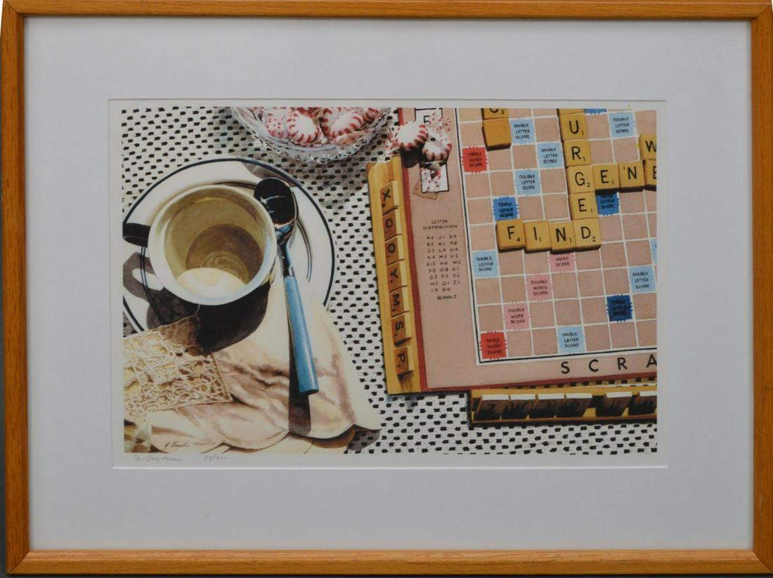 JOHN A. BAYALIS JR. (American, 20th century). SCRABBLE, (1 of 4)