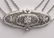 18k White Gold Art Deco Multi-strand Diamond Necklace. - 2