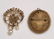 4- 14k Yellow Gold Brooch Pin Art Deco 1 Diamond Pin, 1 - 3