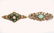 4- 14k Yellow Gold Brooch Pin Art Deco 1 Diamond Pin, 1 - 4