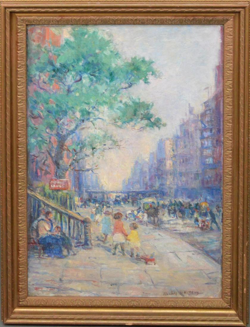 Rachel Hartley (American, 1884-1959) oil on canvas - (1 of 6)