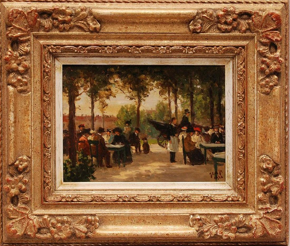 Johannes Evert Akkeringa Jr (Dutch 1894 - 1983) oil on (1 of 4)