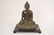 Vintage Large Bronze buddha on Mahogany Stand, buddha - 2