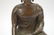 Vintage Large Bronze buddha on Mahogany Stand, buddha - 4