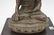Vintage Large Bronze buddha on Mahogany Stand, buddha - 5