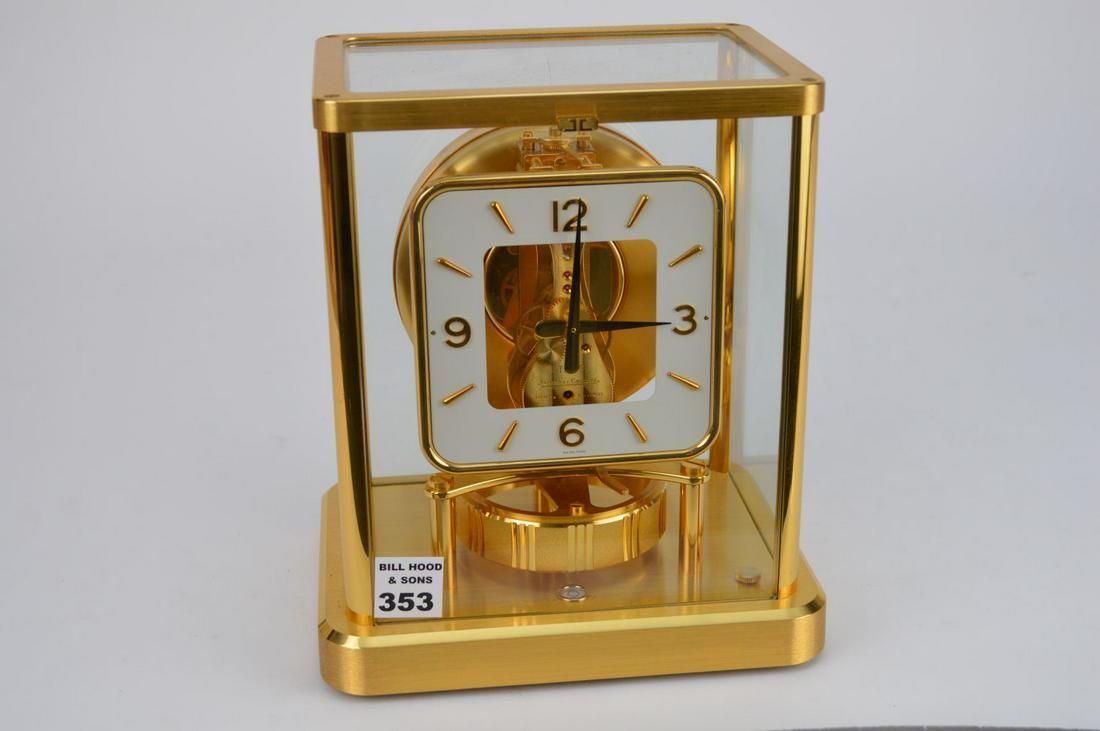 Le Coultre ATMOS Clock Brass & Glass, with original box (1 of 11)