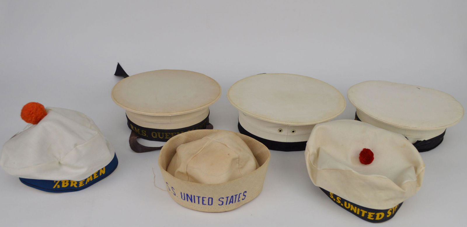 Vintage Royal English Naval Hats, HM Submarines, RMS (1 of 15)