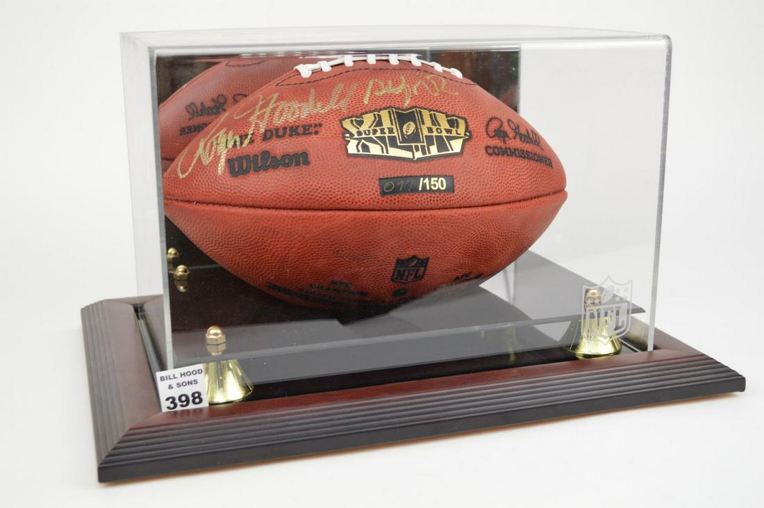 signed / autographed 2010 Pro Bowl Football numbered (1 of 8)