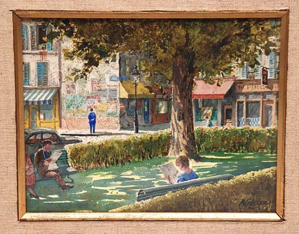 Martin Henry Gasser N.A, 1909-1981, American wate