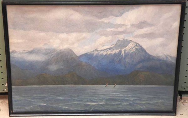 John Wood Laing, 1871, Canadian watercolor, 16" 