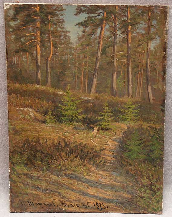 Russian Painting Attributed to Ivan Shishkin