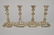 4 STERLING SILVER CANDLESTICKS. Condition: no damage