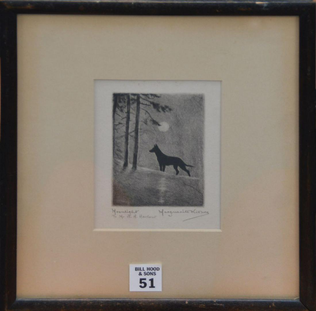 Marguerite Kirmse (American 1885 - 1954) Etching, (1 of 5)