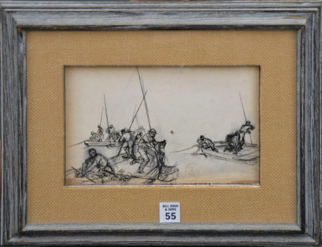 Frederic Theodore Lix (FRENCH 1830 - 1897) gouache (1 of 4)