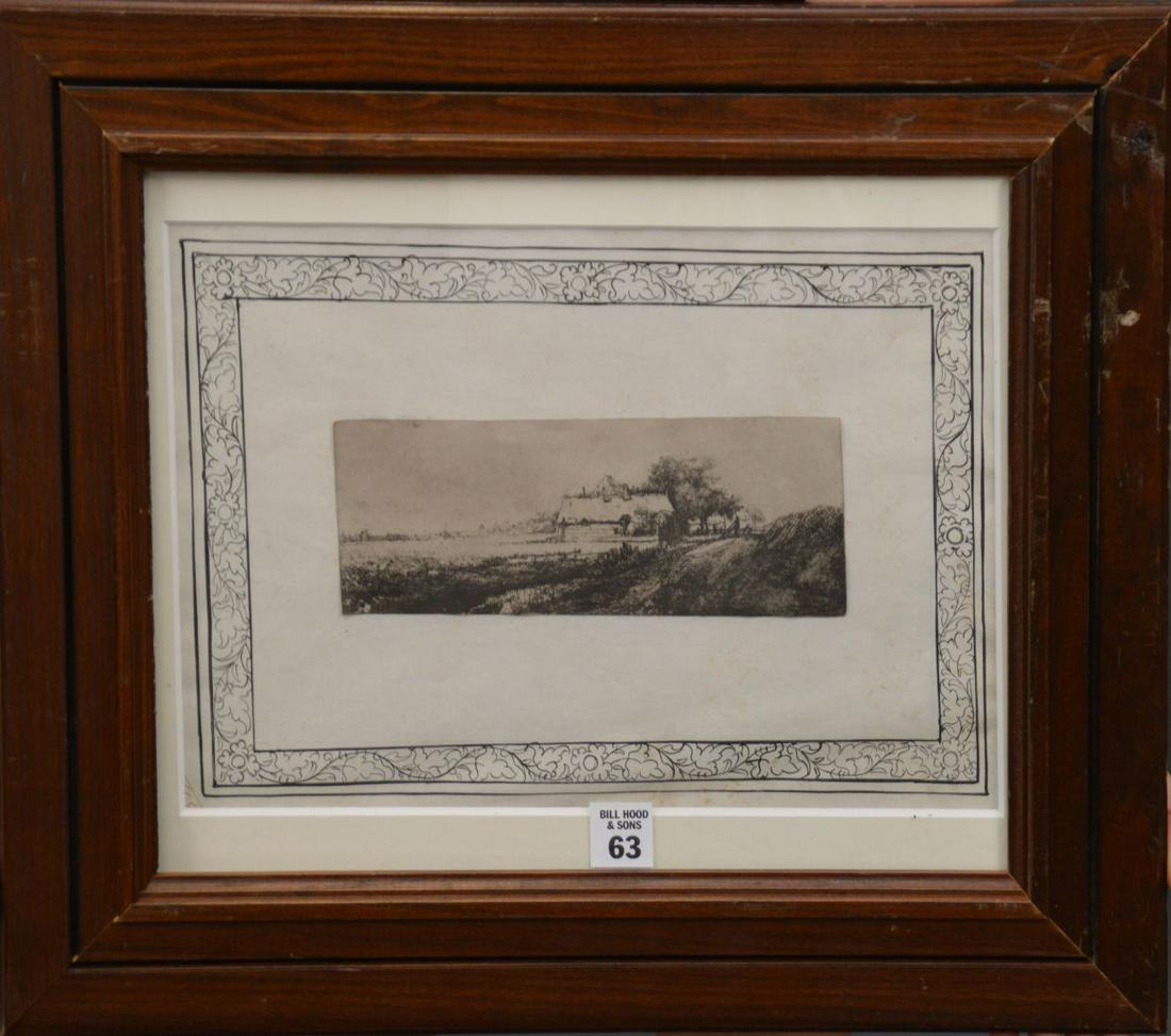 REMBRANDT -RARE 19TH CENTURY ETCHING (1 of 5)