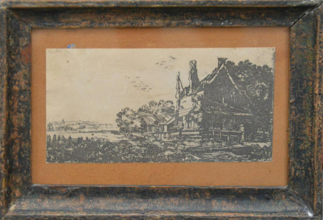 Rembrandt Copy by Bassan, (Recuil de Bassan) Rare 19th (1 of 3)