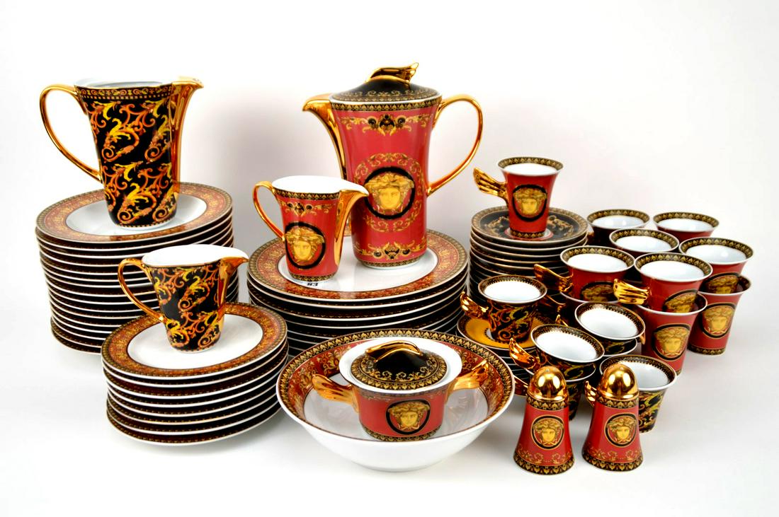 Versace Rosenthal "Medusa" china set, incl; 8 dinner (1 of 8)