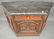 Carved Continental sideboard/console with black marble - 2