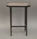 Diminutive Side Table with Silver Plate Tray on Custom