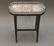 Diminutive Side Table with Silver Plate Tray on Custom - 2