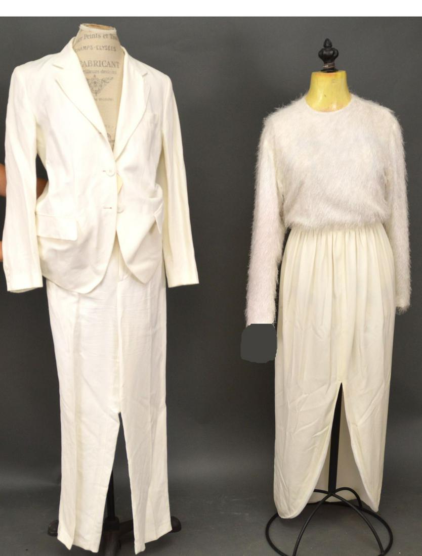 DKNY White 2pc. Pant Suit, size 6 AND William Pearson (1 of 6)