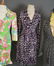 Diane Von Furstenberg Vintage Wrap Black Dress, Purple - 3