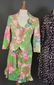 Diane Von Furstenberg Vintage Wrap Black Dress, Purple - 4