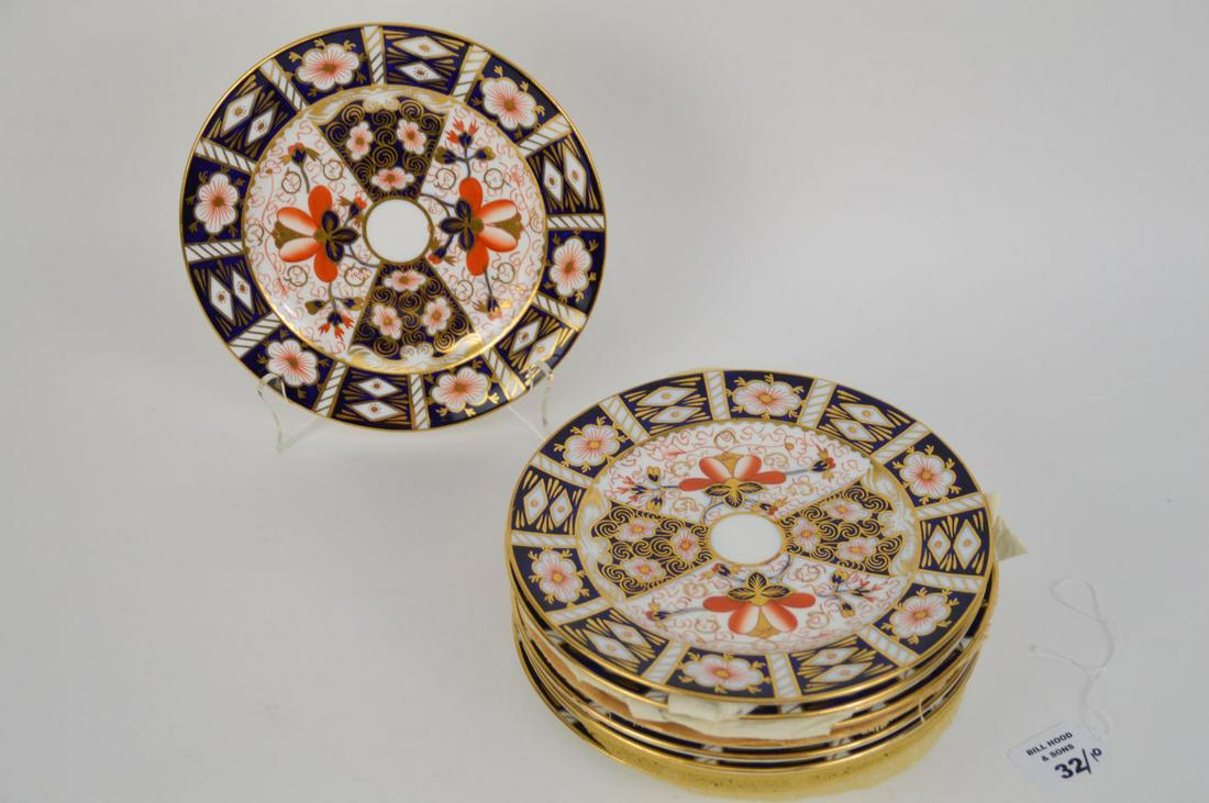 10 Royal Crown Derby Imari Pattern Luncheon Plates, 8 (1 of 6)