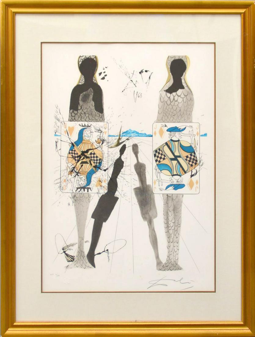 SALVADOR DALI Adaptation of the Playing Cards Series. (1 of 6)