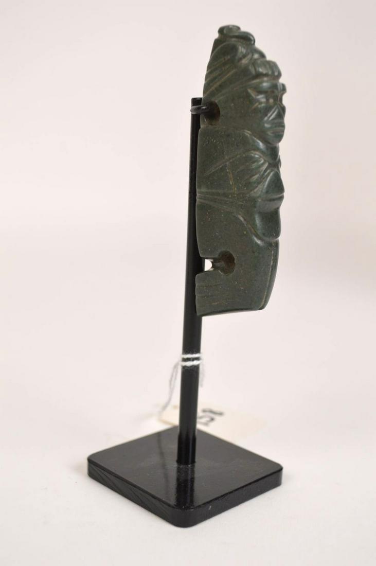 Pre-Columbian Jade Avian Axe God, Large Defined (1 of 8)