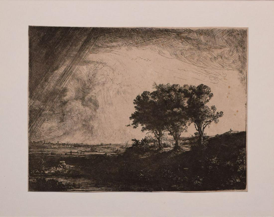 Rembrandt Van Rijn (Dutch 1606-1669) Rare 19th Century (1 of 3)