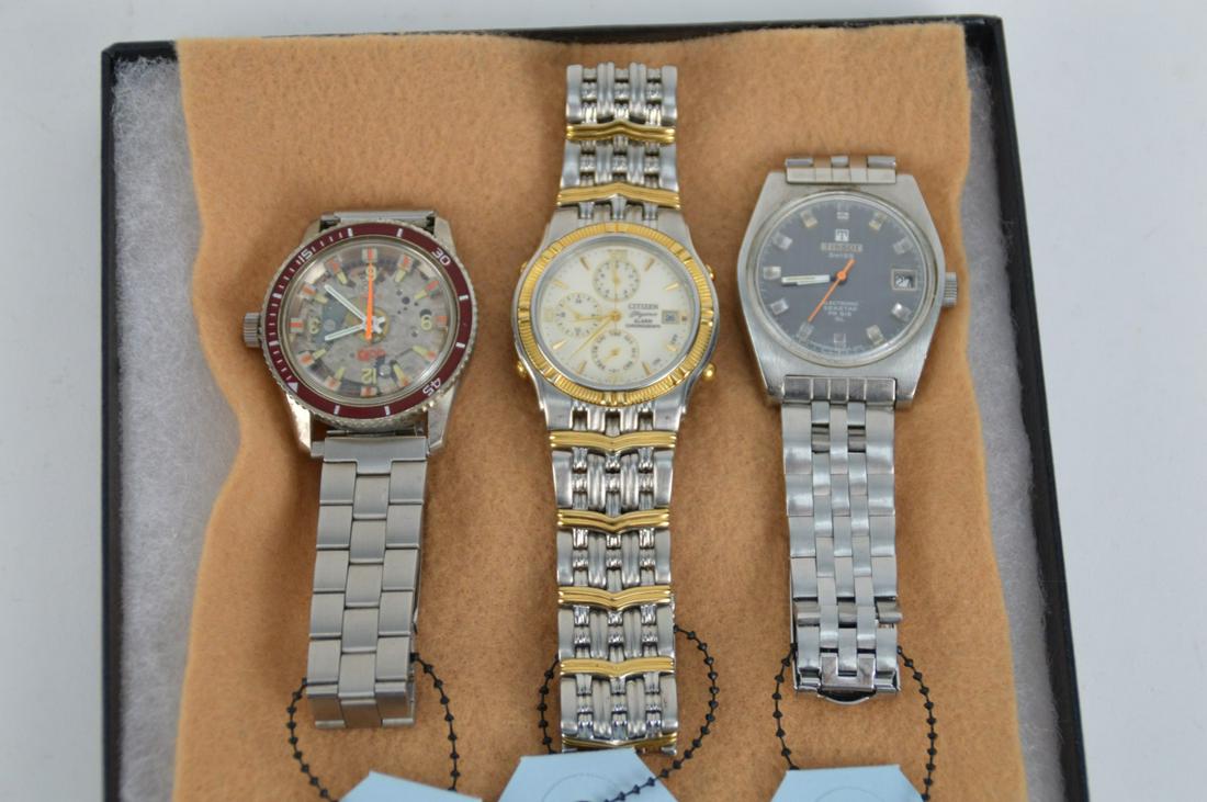 3 Men Wristwatches, Acta, Citizen and Tissot (1 of 9)