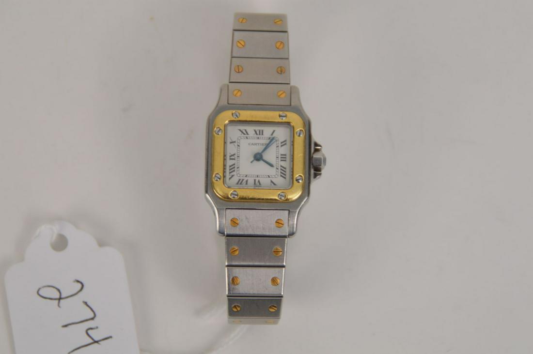 Vintage Cartier Santos Automatique ladies Watch 18k & (1 of 6)