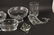 11 pieces assorted crystal, incl; bowls, vase, whale, - 2