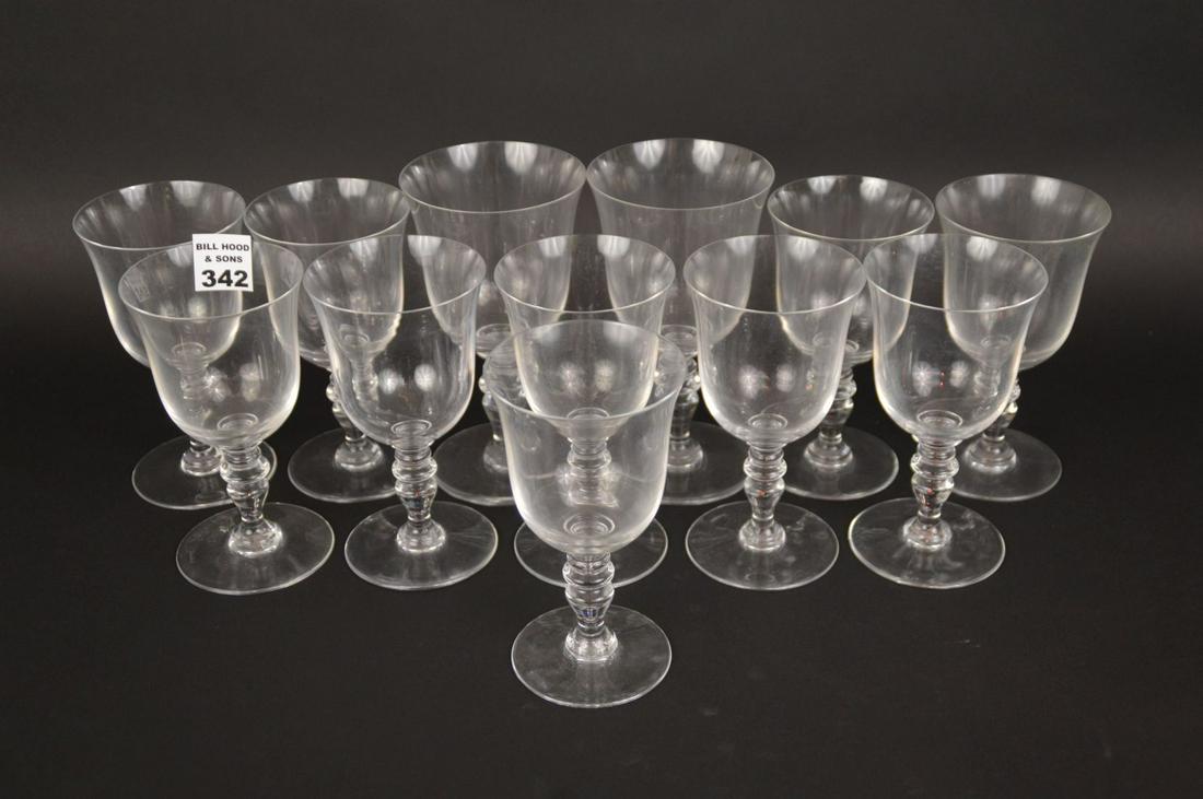 12 Signed Baccarat Stems (1 of 4)