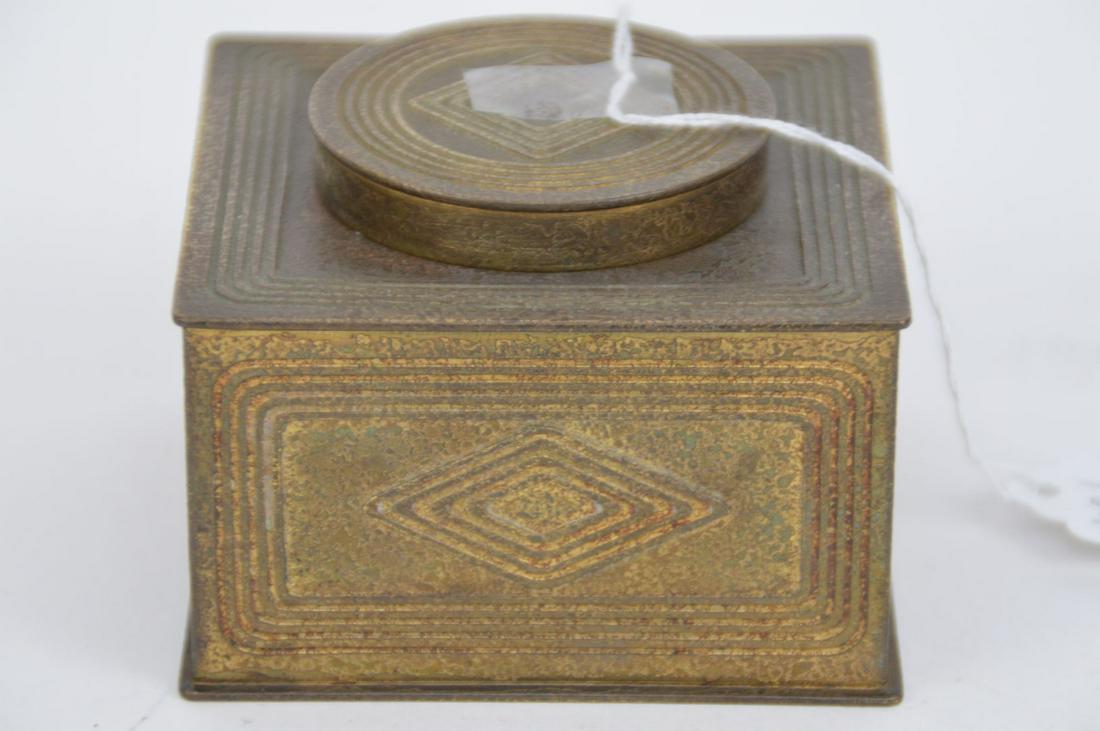 Tiffany Ink Well, approx 3 1/2" x 3" (1 of 9)