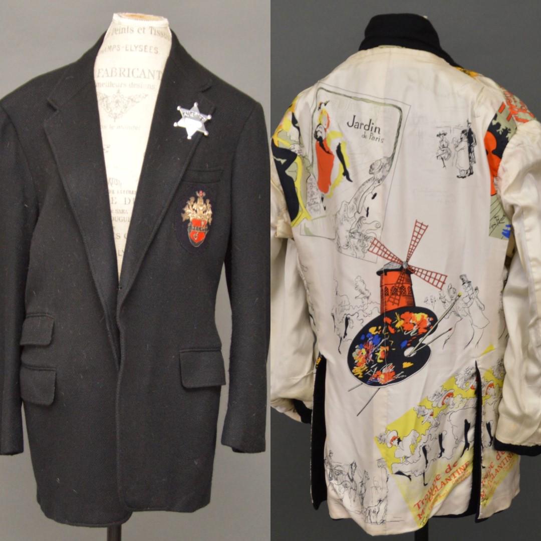 Chipp Specialty Tailor, Founded NYC, 1947. Paul Winston: Chipp Specialty Tailor, Founded NYC, 1947. Paul Winston Founder's Son brought colorful lining & artist design to men's blazers (JFK purchased from Chipp)Black Wool Chipp Blazer with Beck's Coat of Arm