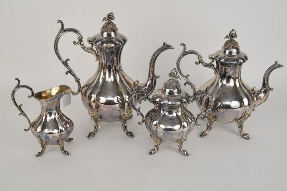 4 pc. Silver Plate Tea Set, Reed & Barton, Winthrop (1 of 7)