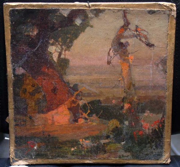 Russian Painting Attr. To Polenov , signed