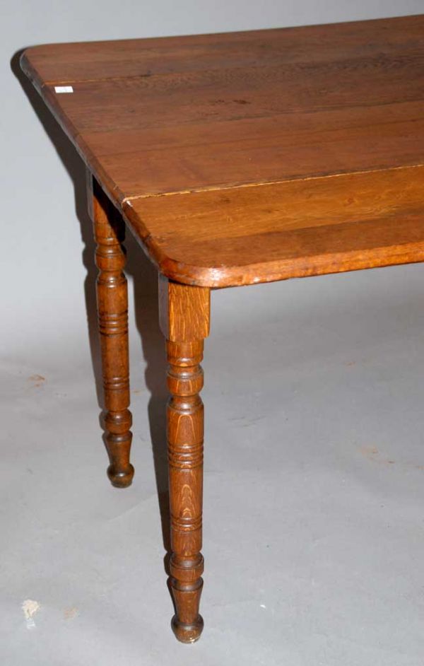 Sheraton chestnut drop leaf table, 42"w x 28"h  - 3