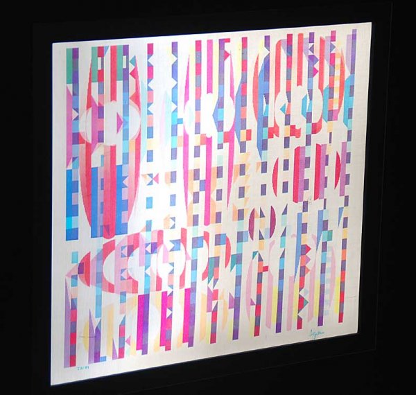Yaacov Agam ( ISRAELI 1928) Yucatan Holiness S/N - 3