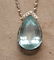 1144A: 48ct. Aquamarine pendent w/ 14kt. white chain, a - 2